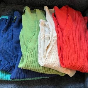 Eddie Bauer Cardigan sweater Bundle Lot